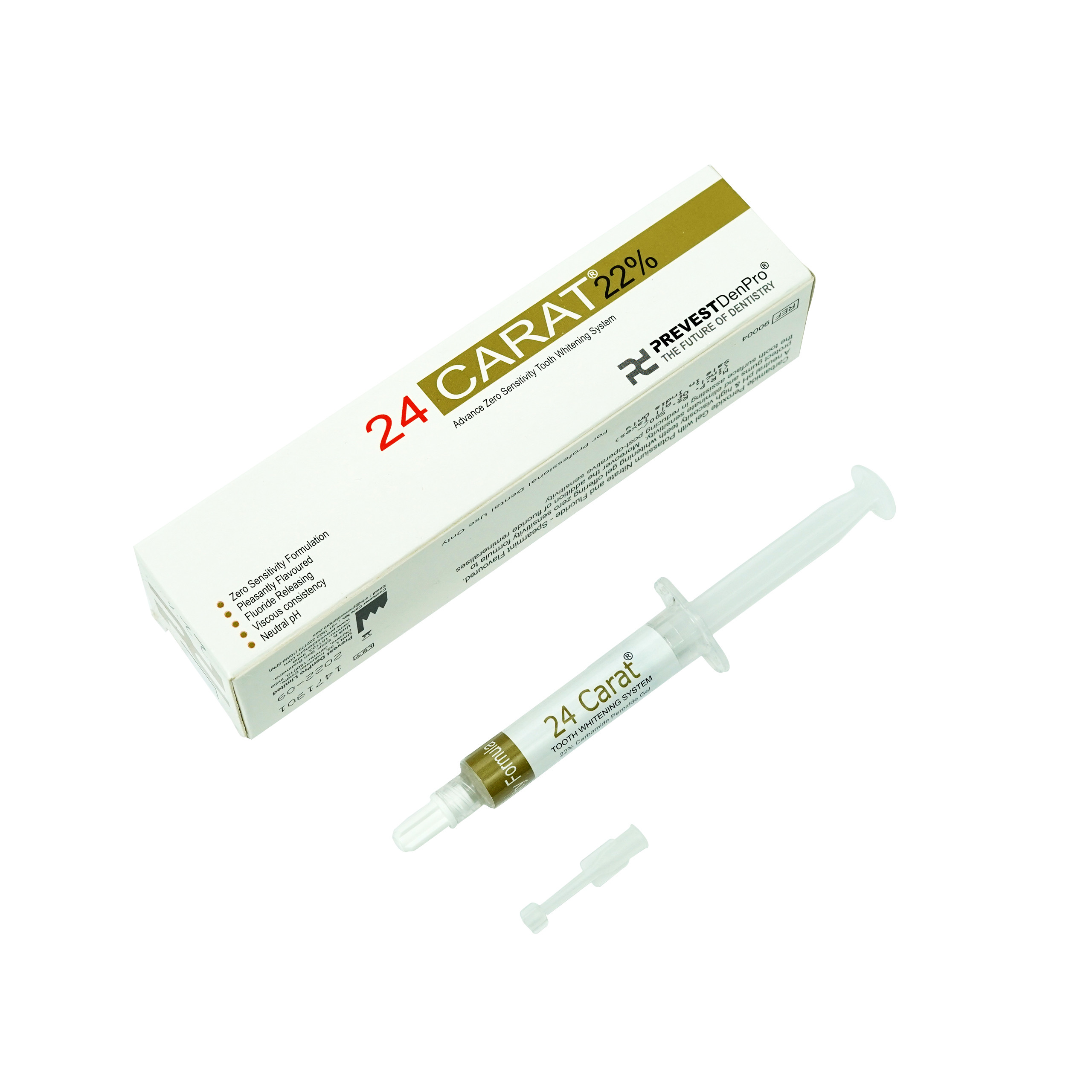 Prevest Denpro 24 Carat 22% Teeth Bleaching 5ml Syringe